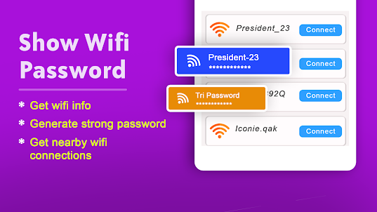 WIFI Password Show: Key Viewer