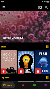 Documentaries, Series and Live TV Screenshot