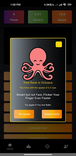 CPS TEST Screen 2
