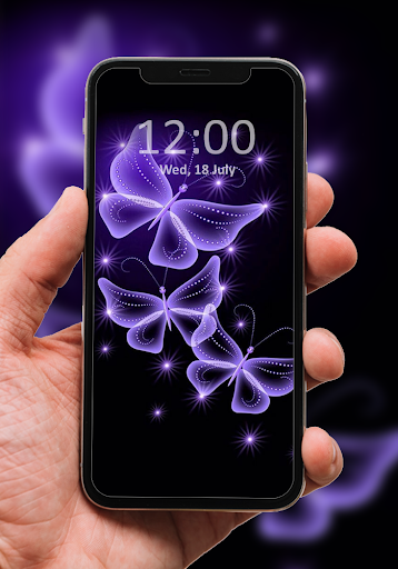 Purple Background Wallpaper