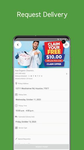 AAA Organic Cleaners Screen 2