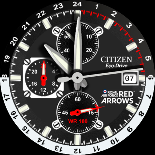 Citizen Red Arrows 24 hour Logo