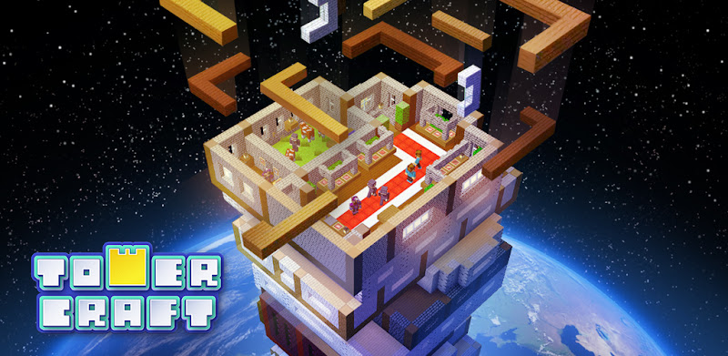 Kraf Menara 3D - Permainan Membina Blok Terbiar
