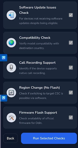 CSC Check: Call Rec Samsung screenshot 4