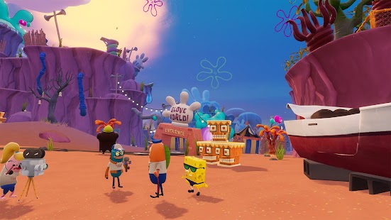 SpongeBob - ภาพหน้าจอของ Cosmic Shake