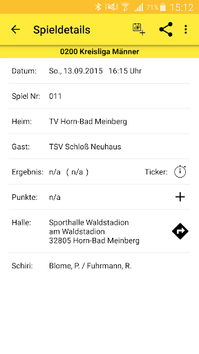 TSV Schloß Neuhaus Handball Screen 3