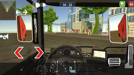 3D Truck Transporter Simulation