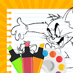 Cover Image of ダウンロード Tom cat and mouse coloring 0.1 APK