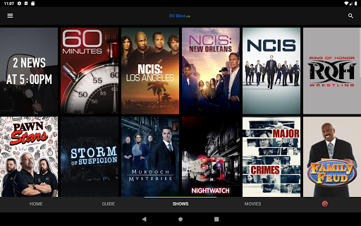 Screenshot of All West.tv