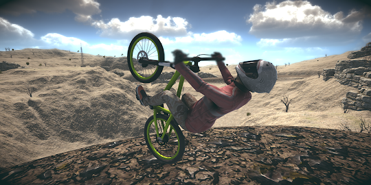 Offroad BMX Cycle Bike Stunts