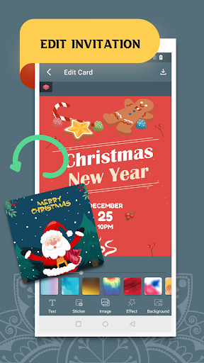 Android application Invitation Card Maker screenshort