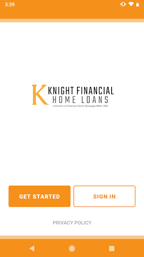 Android application Knight Financial screenshort
