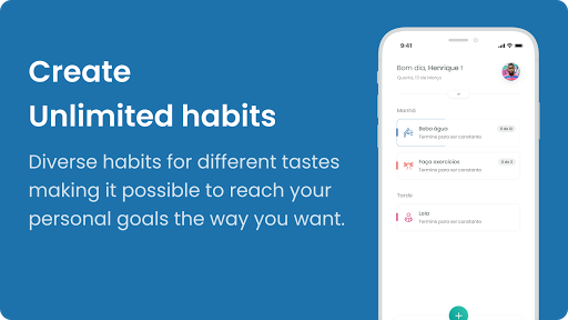 Android application Constante: Habits and Goals screenshort