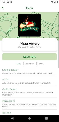 Pizza Amore TS27 Screen 2