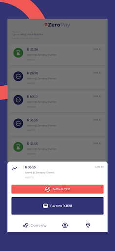 ZeroPay Screen 3