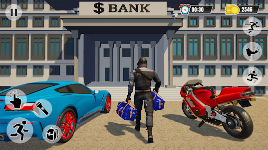 小偷模拟器：抢劫游戏