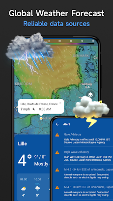 雨雲レーダー - 実況レーダーマップと天気図のおすすめ画像1