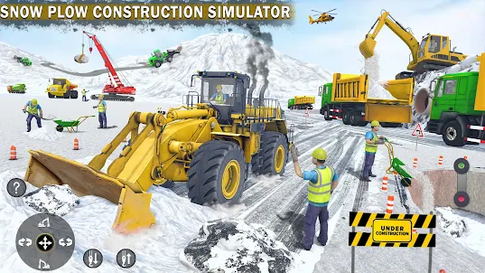 Snow Excavator Construction 3d