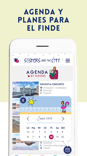 Android application Sisters and the City screenshort