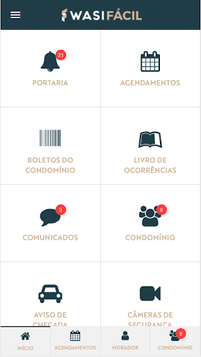 Android application WASI FÁCIL screenshort