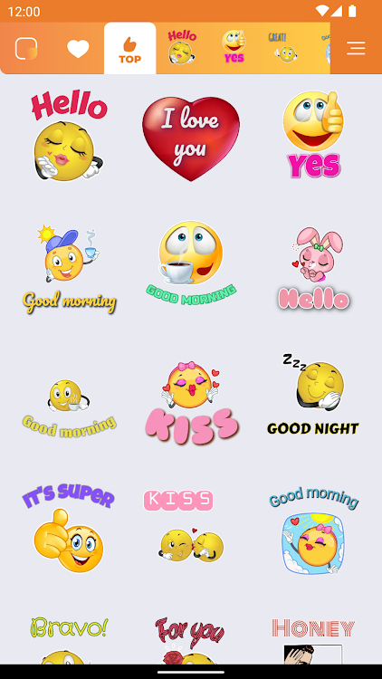 Text Smiley stickers WASticker - 1.6.0 - (Android)