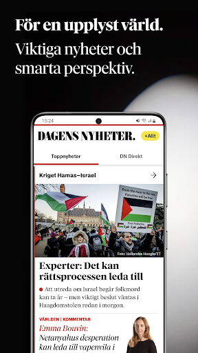 Android application Dagens Nyheter screenshort