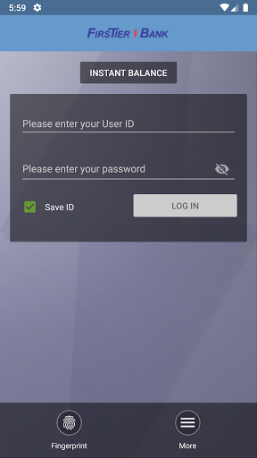 FirsTier Mobile Banking Screen 2