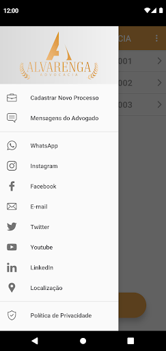 Alvarenga Advocacia Screen 3
