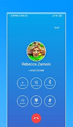 rebecca zamolo Fake Video Call in real life