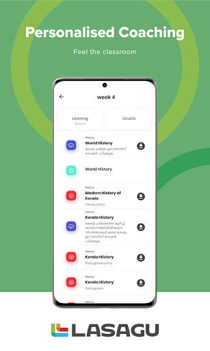 Android application Lasagu App - Get Job Skills screenshort