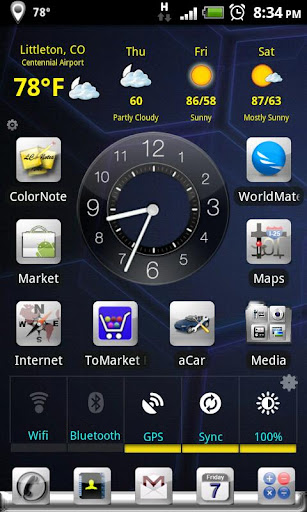 Android application LC Silver Theme screenshort