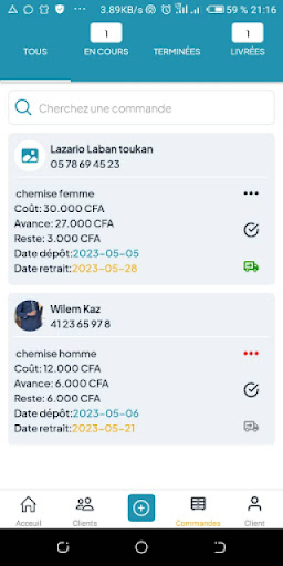 Android application TOKLO screenshort
