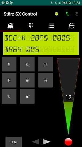 Android application Stärz SX Control screenshort