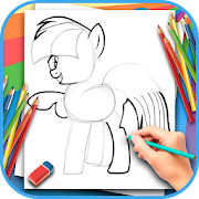 How to draw a Beautiful Pony