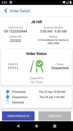 Bega Notify Screen 3