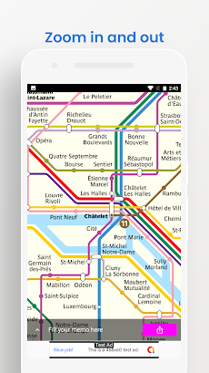 PARIS METRO BUS MAP OFFLINEのおすすめ画像3