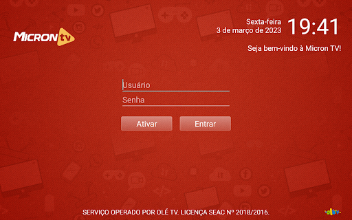 Android application Micron TV screenshort