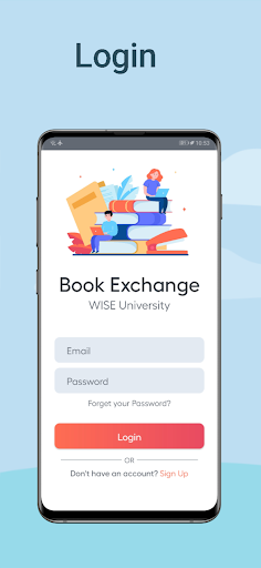 Android application Book Exchange(WISE university) screenshort