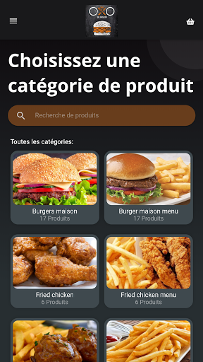 Android application OXO Burger screenshort
