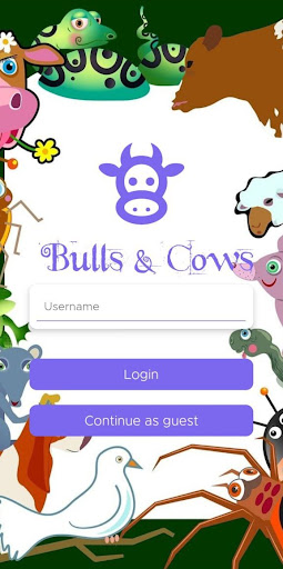Android application Bulls&Cows screenshort