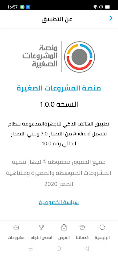 منصة المشروعات الصغيرة