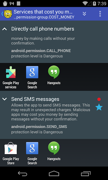 Screenshot 3 aSpotCat - Permission Checker android