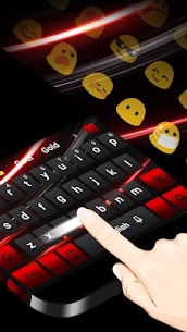 Black Red Keyboard For PC installation