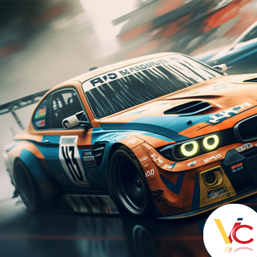 3D car racing xgear logo