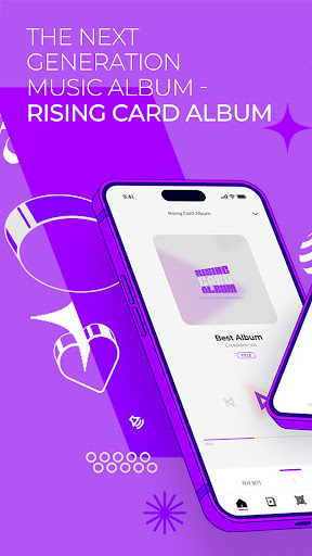 Android application Rising Card Album screenshort