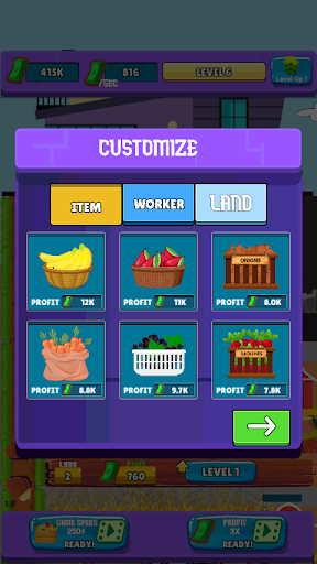 Aperçu de l'application