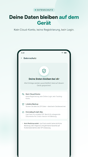 LipoTrack | Lipödem Protokoll screenshot 8