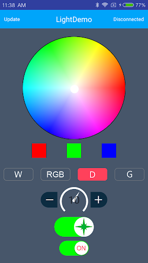 LightDemo Screen 3