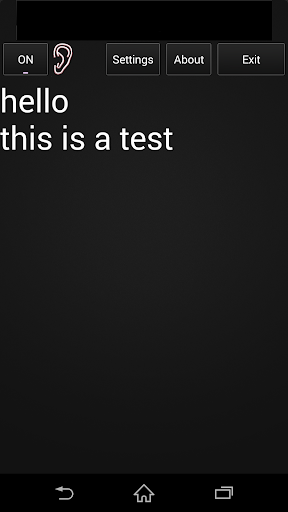 Android application Deaf Helper screenshort