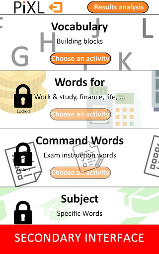 PiXL Unlock App Screen 2